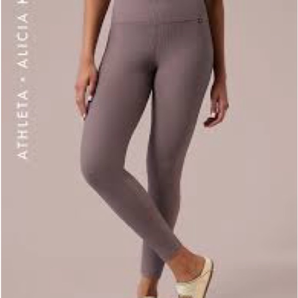 Athleta Purple High-Waisted Leggings